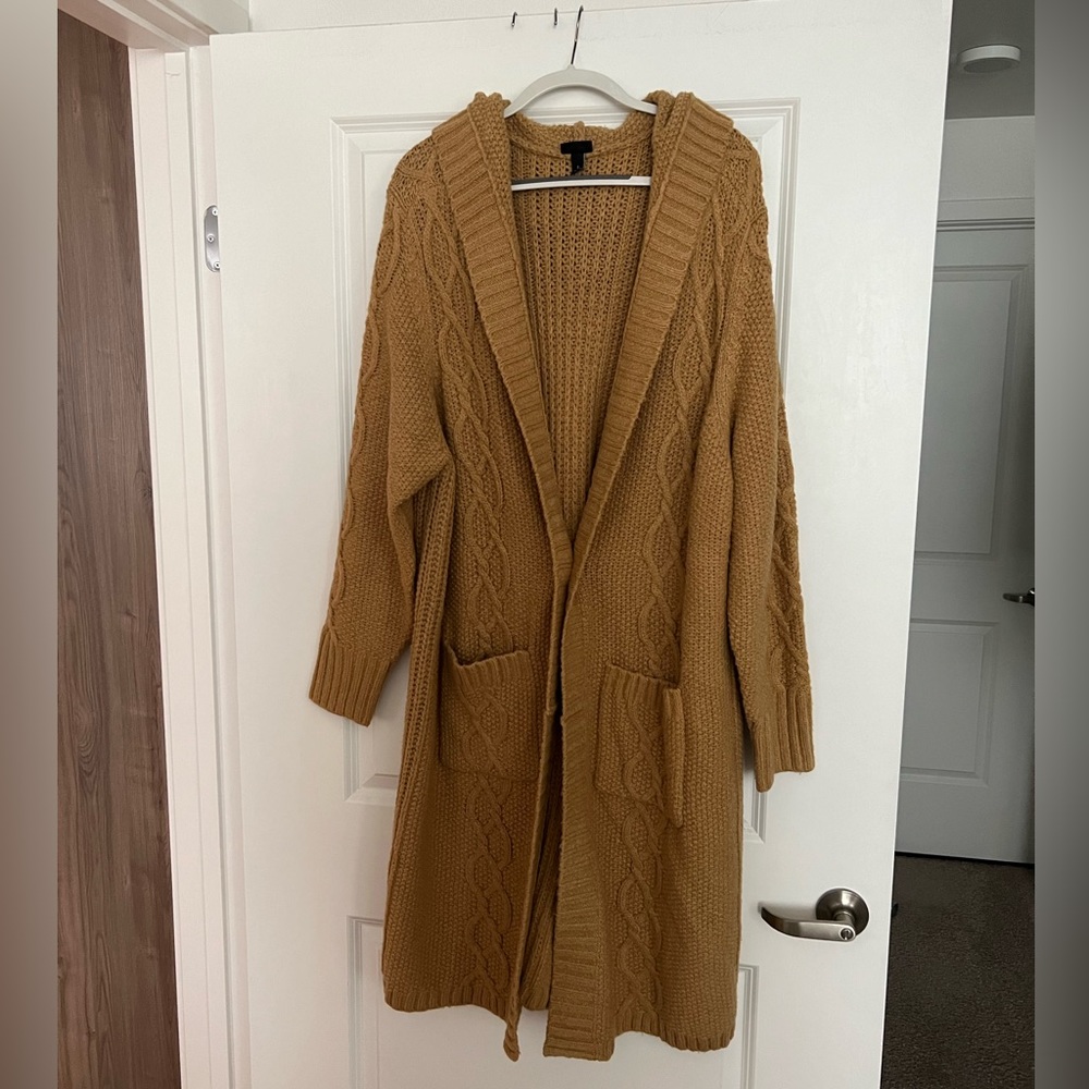 Torrid Cable Hooded Cardigan